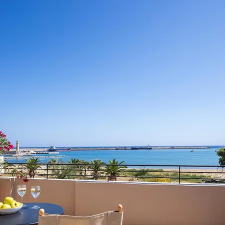 Chryssi Seafront Living, 03 Suite, Right On The In Rethymno! *