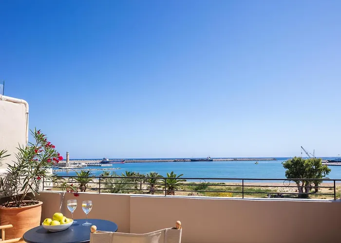 Chryssi Seafront Living, 03 Suite, Right On The In Rethymno! *